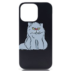 Persian Cat T-shirtwhite Look Calm Persian Cat 03 T-shirt (1) Iphone 14 Pro Max Black Uv Print Case by EnriqueJohnson