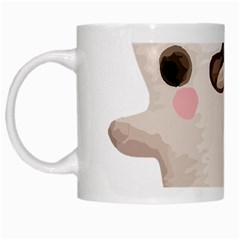 Ghost T- Shirt Watercolor Cute Ghost T- Shirt White Mug by ZUXUMI