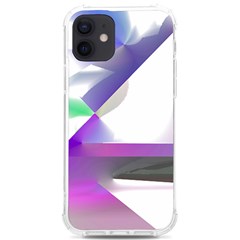 Abstract T- Shirt Purple Northern Lights Colorful Abstract T- Shirt Iphone 12/12 Pro Tpu Uv Print Case by EnriqueJohnson