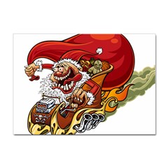 Funny Santa Claus Christmas Sticker A4 (100 Pack) by Sarkoni