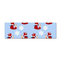 Christmas Background Pattern Sticker Bumper (100 Pack) by uniart180623