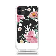 Botanical T- Shirt Botanical Graceful Pattern T- Shirt Iphone 11 Tpu Uv Print Case by EnriqueJohnson