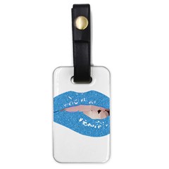 Lips -21 Luggage Tag (one Side) by SychEva