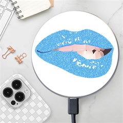 Lips -21 Wireless Fast Charger(white) by SychEva