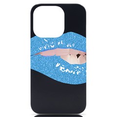 Lips -21 Iphone 14 Pro Black Uv Print Case by SychEva