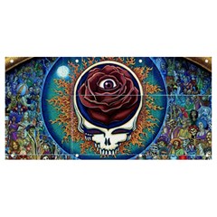 Grateful-dead-ahead-of-their-time Banner And Sign 8  X 4  by Sarkoni