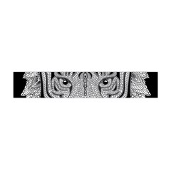 Tiger Head Premium Plush Fleece Scarf (mini) by Ket1n9