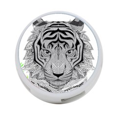 Tiger Head 4-port Usb Hub (one Side) by Ket1n9