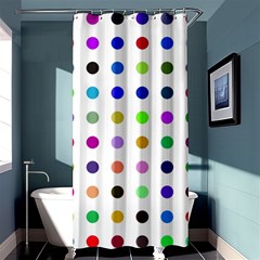 Circle Pattern(1) Shower Curtain 36  X 72  (stall)  by Ket1n9