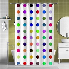 Circle Pattern(1) Shower Curtain 48  X 72  (small)  by Ket1n9