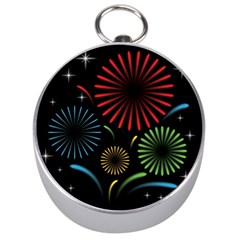 Fireworks With Star Vector Silver Compasses by Ket1n9