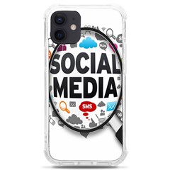 Social Media Computer Internet Typography Text Poster Iphone 12 Mini Tpu Uv Print Case	 by Ket1n9