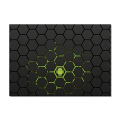 Green Android Honeycomb Gree Sticker A4 (100 Pack) by Ket1n9