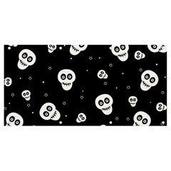 Skull Pattern Banner And Sign 8  X 4  by Ket1n9