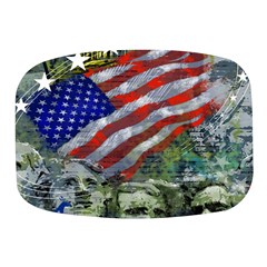 Usa United States Of America Images Independence Day Mini Square Pill Box by Ket1n9