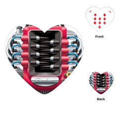 Car Engine Playing Cards Single Design (heart) by Ket1n9