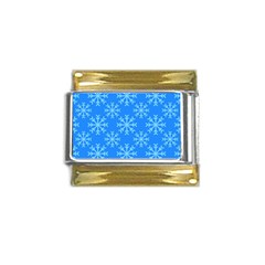 Holiday Celebration Decoration Background Christmas Gold Trim Italian Charm (9mm) by Ket1n9