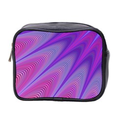 Purple-star-sun-sunshine-fractal Mini Toiletries Bag (two Sides) by Ket1n9