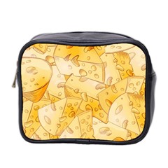 Cheese-slices-seamless-pattern-cartoon-style Mini Toiletries Bag (two Sides) by Ket1n9