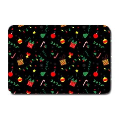 Christmas Pattern Texture Colorful Wallpaper Plate Mats by Grandong