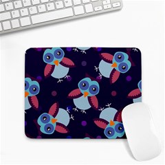 Owl-pattern-background Small Mousepad by Grandong