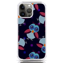 Owl-pattern-background Iphone 13 Pro Max Tpu Uv Print Case by Grandong