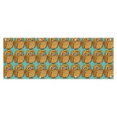 Seamless Cute Colourfull Owl Kids Pattern Banner And Sign 8  X 3  by Grandong