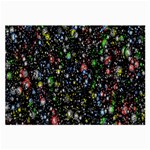 Illustration Universe Star Planet Large Glasses Cloth Front