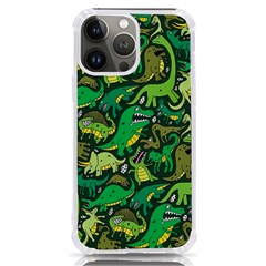 Dino Kawaii Iphone 13 Pro Max Tpu Uv Print Case by Grandong