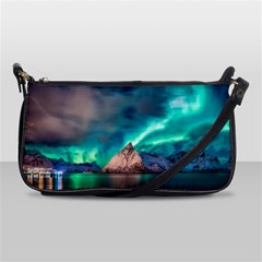 Amazing Aurora Borealis Colors Shoulder Clutch Bag by Grandong