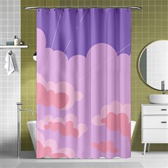 Sky Nature Sunset Clouds Space Fantasy Sunrise Shower Curtain 48  X 72  (small)  by Vaneshop