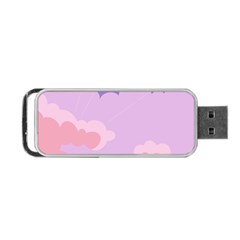 Sky Nature Sunset Clouds Space Fantasy Sunrise Portable Usb Flash (two Sides) by Vaneshop