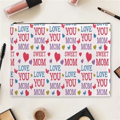 Love Mom Happy Mothers Day I Love Mom Graphic Cosmetic Bag (xl) by Vaneshop