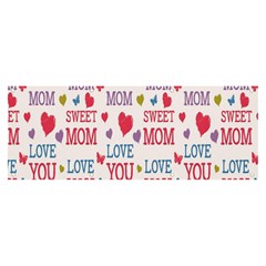 Love Mom Happy Mothers Day I Love Mom Graphic Banner And Sign 8  X 3  by Vaneshop