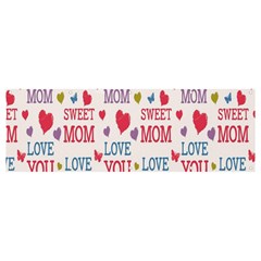 Love Mom Happy Mothers Day I Love Mom Graphic Banner And Sign 12  X 4  by Vaneshop