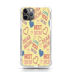 Love Mom Happy Mothers Day I Love Mom Graphic Pattern Iphone 11 Pro 5 8 Inch Tpu Uv Print Case by Vaneshop