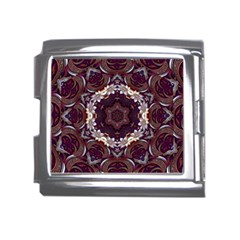 Rosette Kaleidoscope Mosaic Abstract Background Mega Link Italian Charm (18mm) by Vaneshop