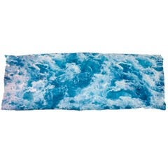 Blue Ocean Wave Texture Body Pillow Case Dakimakura (two Sides) by Jack14