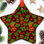 Christmas Wrapping Paper Ornament (Star) Front