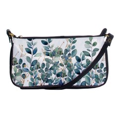 Green And Gold Eucalyptus Leaf Shoulder Clutch Bag by Jack14