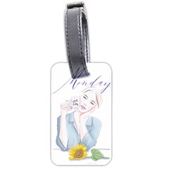 Monday 1 Luggage Tag (two Sides) by SychEva