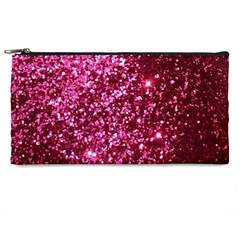 Pink Glitter Pencil Case by Amaryn4rt