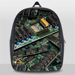 Computer Ram Tech - School Bag (large) by Amaryn4rt