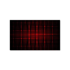 Black And Red Backgrounds Sticker (rectangular) by Amaryn4rt