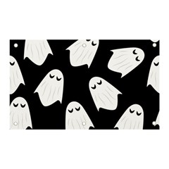 Ghost Halloween Pattern Banner And Sign 5  X 3  by Amaryn4rt