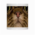 Cute Persian Catface In Closeup White Mug Center