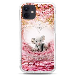 Elephant-heart-plush-vertical-toy Iphone 12 Mini Tpu Uv Print Case	 by Amaryn4rt