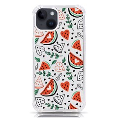 Seamless-vector-pattern-with-watermelons-mint Iphone 14 Tpu Uv Print Case by Amaryn4rt