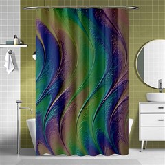 Texture-abstract-background Shower Curtain 48  X 72  (small)  by Amaryn4rt