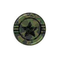 Military-camouflage-design Hat Clip Ball Marker (10 Pack) by Amaryn4rt